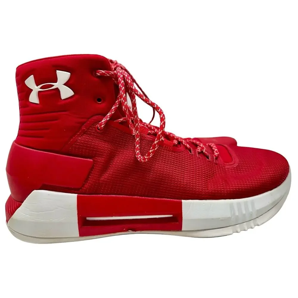 Under Armour Mens Hi-Top Basketball‎ Shoes 11 - Red